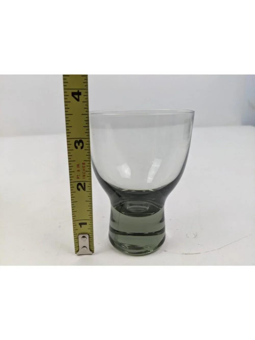 Vintage Kastrup Holmegaard Smoke Gray Canada Cocktail x 6 - 4 oz Glasses w/ Box
